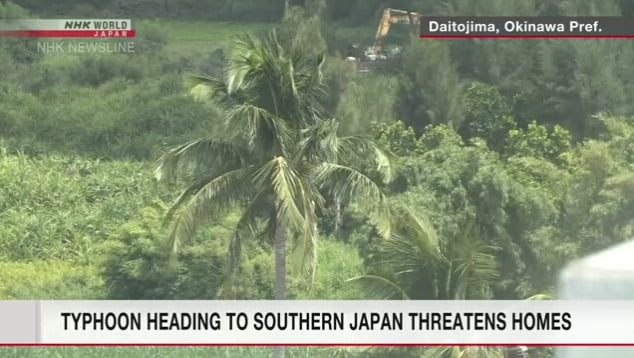 Siêu bão Hinnamnor tấn công Nhật Bản, càn quét gây thiệt hại cho Okinawa